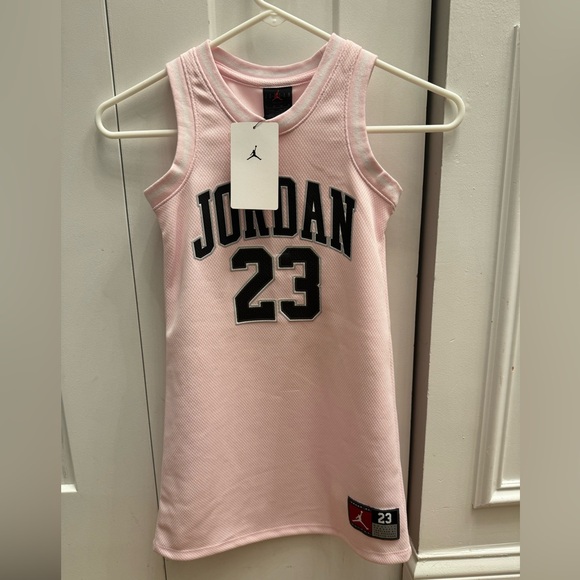 Jordan Little Girls' 23 Jersey Dress, pink, NWT - Picture 7 of 7